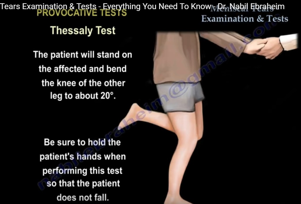 Diagnostic Tests For Meniscus Tear