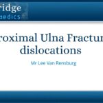 Proximal Ulnar Fractures and Dislocations