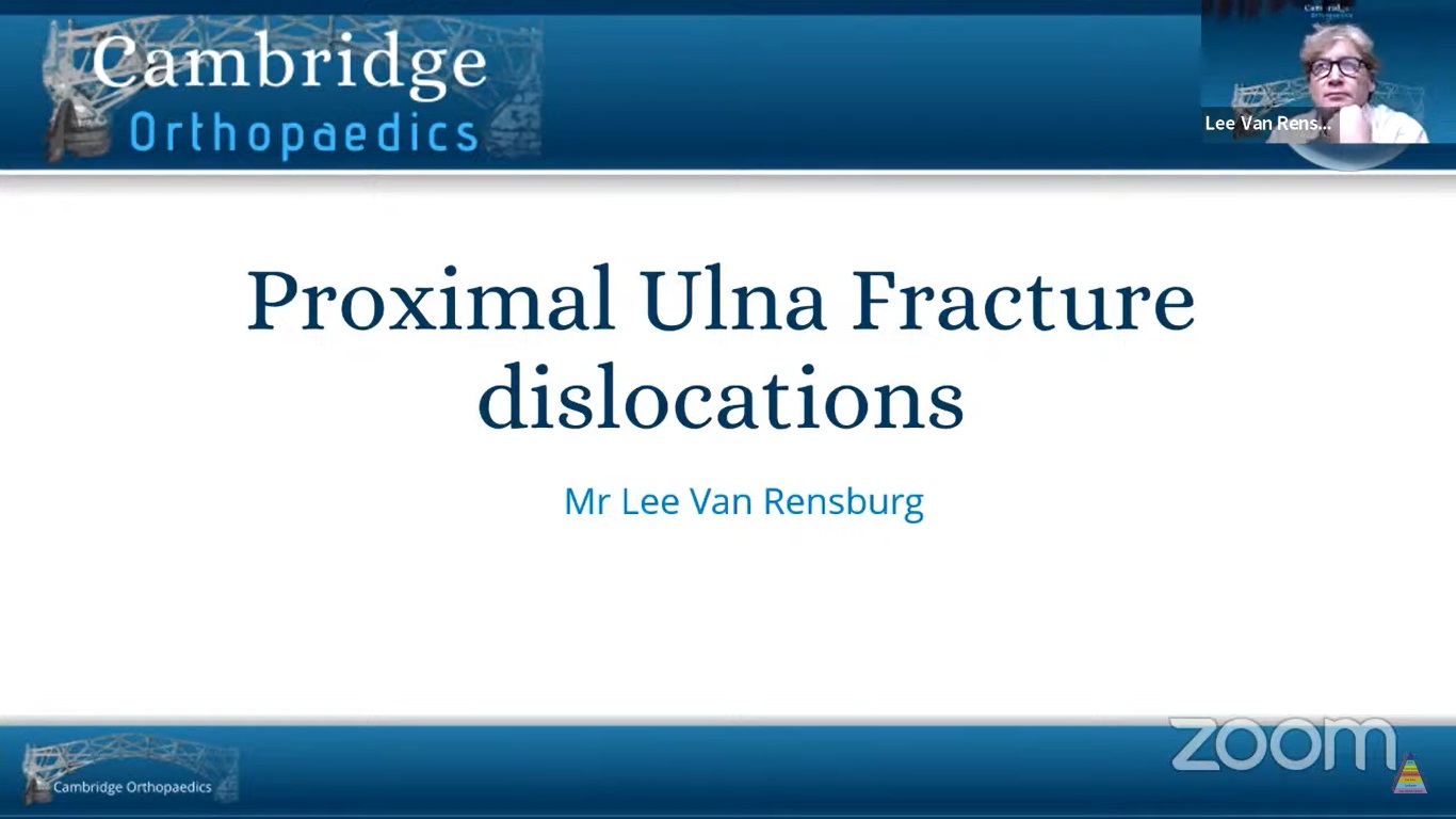 Proximal Ulnar Fractures and Dislocations